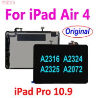 Original LCD For iPad Air 4 Air4 2020 A2316 A2324 A2325 A2072 LCD Display Touch Screen Digitizer Assembly for iPad Pro 10.9 LCD