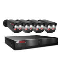 WESECUU H.265 Outdoor 5MP Ultra HD 4K POE AI Camera Face Detect CCTV Security Camera 5MP 4K POE IP Camera