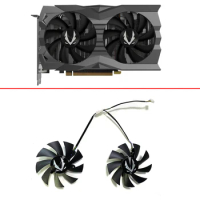 NEW 2PCS 85MM 4PIN Cooling Fan For or ZOTAC GeForce GTX 1660 1660Ti RTX 2060 2070 GTX1660 GTX1660Ti RTX2060 RTX2070 GPU Fan