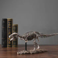 Resin anime animal dinosaur fossil statue figure sculpture souvenir gifts handicraft Bolon skeleton ornaments for home decor