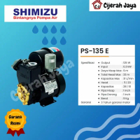 Shimizu Ps 135 E Otomatis Pompa Air Pendorong Otomatis Shimizu Ps 135