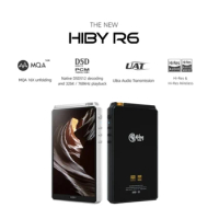 The New HB R6 Andriod 9 HiFi Lossless Portable Music Player Bluetooth 5.0 MQA 16x DSD512 Dual ES9038Q2M USB DAC Headphone AMP