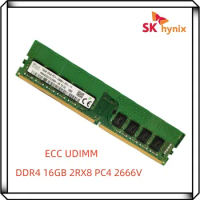 Hynix DDR4 16GB 2666V PC4 2666MHz 2Rx8 Pure ECC UDIMM RAM workstation Unbuffered Server memory
