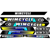 DECAL STIKER MOTIP VARIASI STRIPING CUSTOM SEPEDA WIMCYCLE STIKER