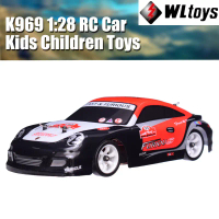 Wltoys K969 1/28 RC Car 4WD Off-Road 30KM/H 2.4G ควบคุมจากไกล โครงสร้างอลลอยด์ ของเล่นสำหรับเด็กและผ