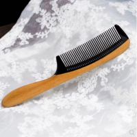 綠檀牛角梳
