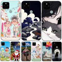 Ốp Cho Google Pixel 5, Ốp Lưng Điện Thoại, Chất Liệu Silicon Mềm Bảo Vệ, Màu Đen, Thiết Kế TPU, Dễ T