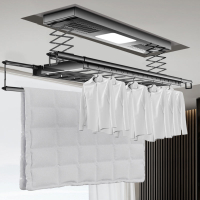 Clothes Drying Rack Automatic Electric Clothes Rack Electric Hanger Dryer Automated Laundry Rack System  Electric Clothes Rack Electric Hanger Dryer Automated Laundry Rack System  Electric-Drive Airer Inligent Drying Remote Control Lifting Balcony Home Au