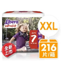 【麗貝樂】敢動褲7號-XXL 超薄型 (36片x6包) /箱