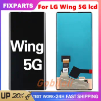 Tested For LG Wing LCD For Wing 5G Display Touch Screen Digitizer Assembly Display Replacement Repair Part LMF100N Display
