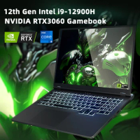 TOPTON Gaming Laptop Intel i9 12900H i7-12700H NVIDIA GeForce RTX 3060 GDDR6 6GB GPU 16" FHD 144Hz IPS Display RGB Keyboard