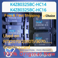 Brand New GDDR6 K4Z80325BC-HC14 K4Z80325BC-HC16 K4Z80325BC HC14 K4Z80325BC HC16 8GB BGA Chipset RAM Flash Memory IC RTX2080Ti
