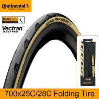 Continental Grand Prix 5000/4 Season Road Tire 700x25C/28C Black Chili Compound Active Comfort Technology Road Bike Folding Tyre