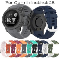 New Silicone Smart Watchband For Garmin instinct 2S Sport Wristband Strap with tool For Garmin instinct 2 S Bracelet Accessories