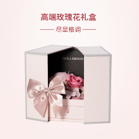 高端玫瑰花創意包裝情人節永生花女友禮物搭配飾品禮盒520生日