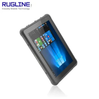 RUNGLINE Rugged Windows 10 OS 4G RAM 64G ROM 2D Barcode Scanner Touch Screen IP67 Industrial Tablet PC