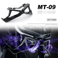 New Black Motorcycle Accessories mt09 Front Downforce Naked Frontal Spoilers For YAMAHA MT 09 MT-09 MT09 SP 2017 2018 2019 2020