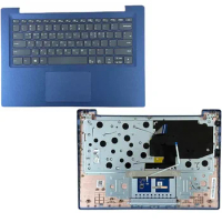 New Original For Lenovo Ideapad 120S-14IAP IKB S130-14IGM Blue Korean Laptop Keyboard Palmrest Upper Case C Cover 5CB0R61204