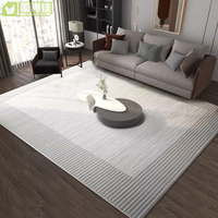 熱銷 客廳地毯 北歐風 灰色高級 輕奢極簡風 現代簡約 大面積客廳地毯 沙發茶几墊子 滿鋪 可客製