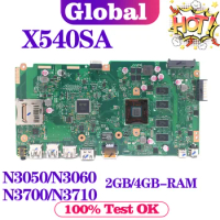 Notebook Mainboard VivoBook X540SA X540SAA F540SA A540SA R540SA NB-D540SA Laptop Motherboard N3050 N3060 N3700 N3710 2G/4G/8G