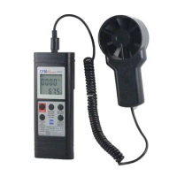 AZ8901 Handheld Temperature Anemometer Digital Air velocity Wind Speed Meter Fan Air flow tester Meter