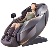 Dual motor sync massage zero gravity sliding massage chair neck and back