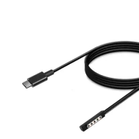 5FT Surface Pro Power Cord USB-C Surface Charger Cable 12V Power Cable for Microsoft Surface Pro 2 / Surface Pro 1 / Surface RT