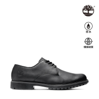 Timberland 男款黑色防水皮革休閒鞋(5549R001)