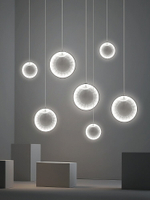 丹麥設計師工作室展廳畫室凹凸吊燈創意燈具臥室床頭燈吧臺小吊燈
