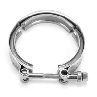 3'' inch Stainless Steel V-Band V Band Clamp For Can Am Maverick R &amp; X3 Turbo Catback Header Exhaust Intercooler Intake Piping