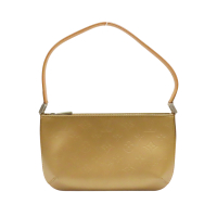 【二手名牌BRAND OFF】LOUIS VUITTON LV 路易威登 金色 原花壓紋漆皮 Matt Fowler 肩背包 M55147
