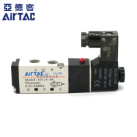 Two Position Five Way Solenoid Valve 4V110-06 24V AirTAC ACF Repair Machine LCD