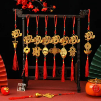 1 Pcs Best Chinese New Year Decorations Bonsai Pendants Ornaments Plastic Zodiac Dragon Tree Hanging Bonsai Decor