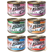 SEEDS聖萊西-Bistro Cat特級銀貓健康大罐 170g x 24入組(購買第二件贈送寵物零食x1包)