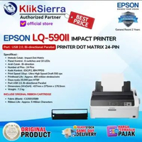 EPSON LQ590 LQ590II LQ-590II LQ-590IIN Impact Printer Dot Matrix USB 2.0, Bi-directional Parallel, L