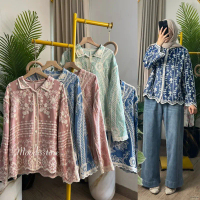 Moodis - Lula Sora Mela Embroidered Blouse Bohemian atasan katun bordir