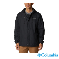 【Columbia 哥倫比亞 官方旗艦】男款-Cedar Cliff™Omni-Tech防水外套-黑色(UWM34310BK)