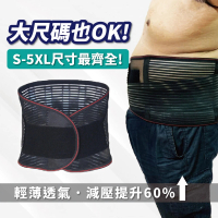 專業型 透氣護腰帶 附5根ABS可拆式軟骨束腰、護腰、腰痛、腰痠(大尺碼護腰也ok!)
