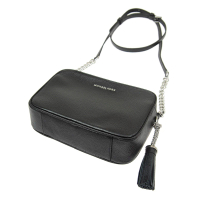 邁克·柯爾 - Michael Kors 專櫃款 Crossbodies中號女士牛皮革單肩斜挎小方包32F7SGNM8L BLACK 1pc