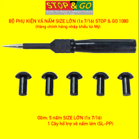 (Stop&Go) Linh kiện hỗ trợ vá nấm cao su size lớn Stop&Go 1080 (kèm 5 nấm lớn size 1 x 7/16)