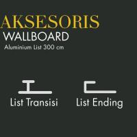 Lis Aluminium Wallboard 300cm | Aksesoris Wallboard PVC