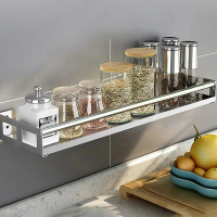 Peralatan Dapur GREBON Rak Gantung Dapur Wall Mounted Stainless Steel 50 cm - E010 - Silver Viral Ho