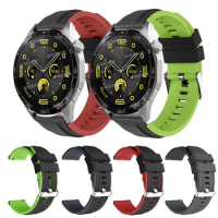 22mm Silicone Strap For Huawei Watch GT 4 46mm Strap Replacement Bracelet For Huawei GT 2/GT 3 Pro/GT Runner/2E/Watch 3 4 Band