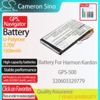 CameronSino Battery for Harmon Kardon GPS-500 fits Harmon Kardon 32060332977 GPS, Navigator battery 1500mAh 3.70V Li-Polymer