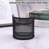 Universal Microphone Pop Filter Condenser Microphone PC Studio Recording Metal Windscreen