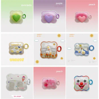 Cute Earphone Case For Huawei Freebuds 3 4 4i 4E Case Silicone Soft Wavy Edge Cover For Freebuds Pro 2 Case Charging Bags