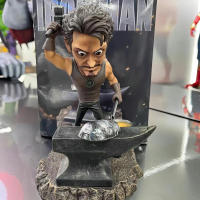รูปปั้น GK Iron Man Stark, โมเดลรูปปั้น Iron Man, ของขวัญแฟชั่น, อนิเมะตั้งโต๊ะ