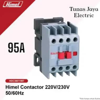 Contactor HDC3 AC-3 95A 3Pole 1NO 1NC 220V HIMEL
