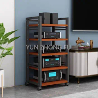 B-604 Multi Layer Amplifier Rack Tube Amplifier Cabinet CD Fever Sound Storage Rack Home Theater Equipment Foot Stand Cabinet