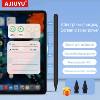 AJIUYU For iPad Pencil 2 1 Stylus Pen for Apple iPad Pro 11 12.9 Air 5 mini6 with Palm Rejection Magnetic suction charging pen